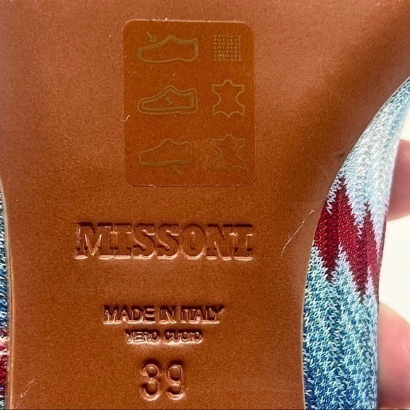 NWOT Missoni Flats size 8.5/ EU39 - Picture 10 of 11